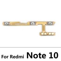 สำหรับ Redmi Note 10 /Note 10 Pro ปุ่มเพาเวอร์เปิดปิดระดับเสียงสายเคเบิ้ลยืดหยุ่นสำหรับ Xiaomi Redmi Note Redmi Note 9ชิ้นส่วนซ่อม