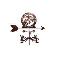 Marine Corps Weather Vane Stainless Steel Spray Paint European Decorative Supplies Craft Ornaments