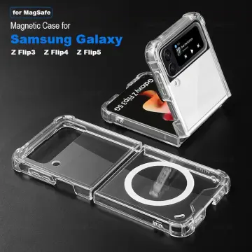 Fashion Case Magnetic Case magsafe-compatible Case Wireless Charging Case  For Samsung Galaxy Z Flip5 5G for Samsung Z Flip 5