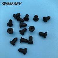 Maksey Tinta Karet Sumbat 4.3 Mm Karet Pug dengan Hollow Silikon Karet Cetak Bagian Karet Lubang Topi Penyegelan Karet Gelang hitam