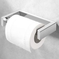 Toilet Paper Holder Bathroom Tissue Paper Roll Holder Wall Mounted Toilet Roll Holder Stainless Steel Spring Loaded Tissue Toilet Roll Holders