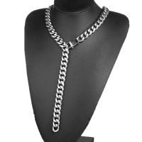 Men Hip hop Chains Necklaces Stainless Steel High Quality XXXtentacion Style Miami Cuban chain Necklace Male Jewelry Gift