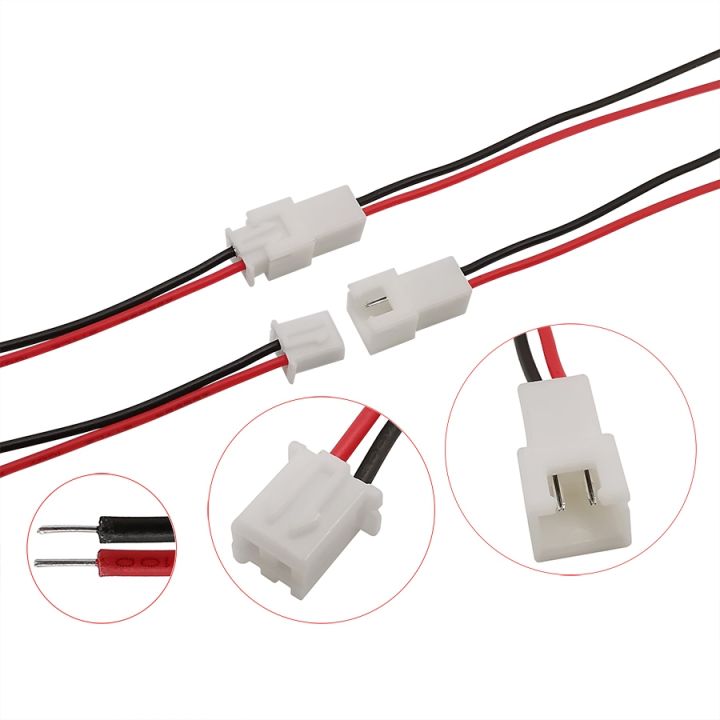 2-5-10-pair-jst-1-25-ph-2-0-xh-2-54-sm-2p-female-plug-connector-with-wire-cable-micro-jst-2-pin-connectors