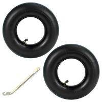 2 PCS 4.10/3.50-4 Inch Inner Tube Tire for Hand Truck, , Hand Cart, Lawn Mower,4.10-4 Replacement Tube with Crowbar