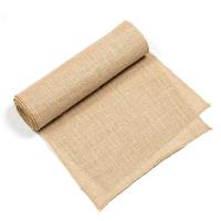 [HOT ZEXKLIOALQAQ 529] Table Runner Vintage Burlap เลียนแบบ Jute Linen Rustic Table Runner Burlap สำหรับคริสต์มาสงานแต่งงานร้านอาหารตกแต่งตารางสีกากี