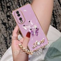 เคสโทรศัพท์สำหรับ Honor 90 Lite X8a Magic5 Pro 5G 4G Soft Case หรูหราเพชรมันวาวประกายเพชร + ที่แขวนสร้อยข้อมือป้องกันปลอก Honor90Lite Honor90