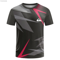 Summer Mens T-shirt Comfortable New Round Neck Short Sleeve Badminton Tennis Jersey 3D Printing fashion versatile t-shirt