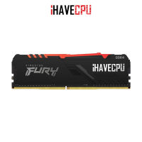 iHAVECPU RAM (แรม) KINGSTON FURY BEAST x iHAVECPU 8GB (8x1) DDR4 3200MHz RGB BLACK (KF432C16BBA/8CL)