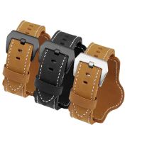 20 22 24mm 26mm Cow Leather Watch Strap for Panerai Fossil Omega Diesel PAM111 441 Retro Watch belt Bracelet for Men Womenby Hs2023