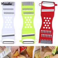 เครื่องตัดผักกระเทียมขูดมันฝรั่งปอกแตงกวาแครอทเครื่องตัด graters ผักผลไม้เครื่องมืออุปกรณ์ครัว. ฟันผุอย่างสกปรก