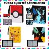 Album pokemon, túi đựng thẻ pokemon bằng da đựng được 400 thẻ bài - ảnh sản phẩm 1
