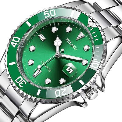 Mens Watches Top Luxury Men Fashion Military Stainless Steel Date Sport Quartz Analog Wrist Watch Green Red Black Blue