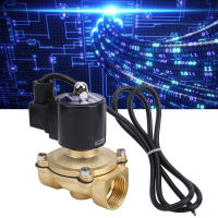 G1in Brass Solenoid Valve Electric Normally Closed Direct Action Industrial Tool 2A‑250‑25