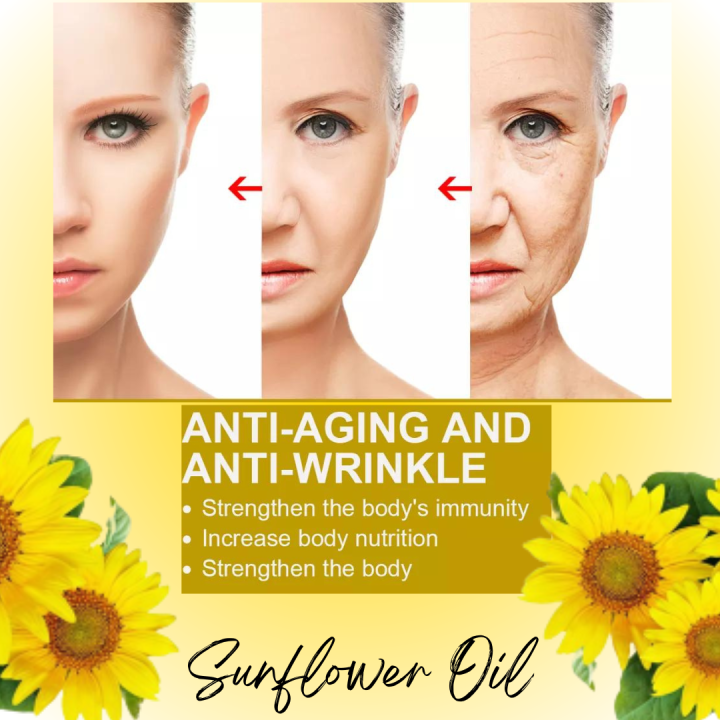 🌻 Sunflower Oil (15ml) 100 Organic Provides Skincare, From The Head To