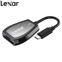 Lexar Micro การ์ดรีดเดอร์ SD USB 3.2 Type C OTG Cardreader หน่วยความจำอัจฉริยะอุปกรณ์อะแดปเตอร์สำหรับตัวอ่านการ์ดรีดเดอร์ SD สำหรับ SD Micro S เครื่องอ่านบัตร