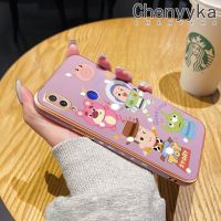 เคส Chenyyka สำหรับ Xiaomi Redmi โน๊ต7 Note 7 Pro Note 7S การ์ตูนทอยสตอรี่วู้ดดี้ไลท์ปีซิลิโคนนิ่มกันกระแทกแฟชั่นเคสโทรศัพท์ป้องกันเลนส์กล้องคลุมทั้งหมดหรูหรา