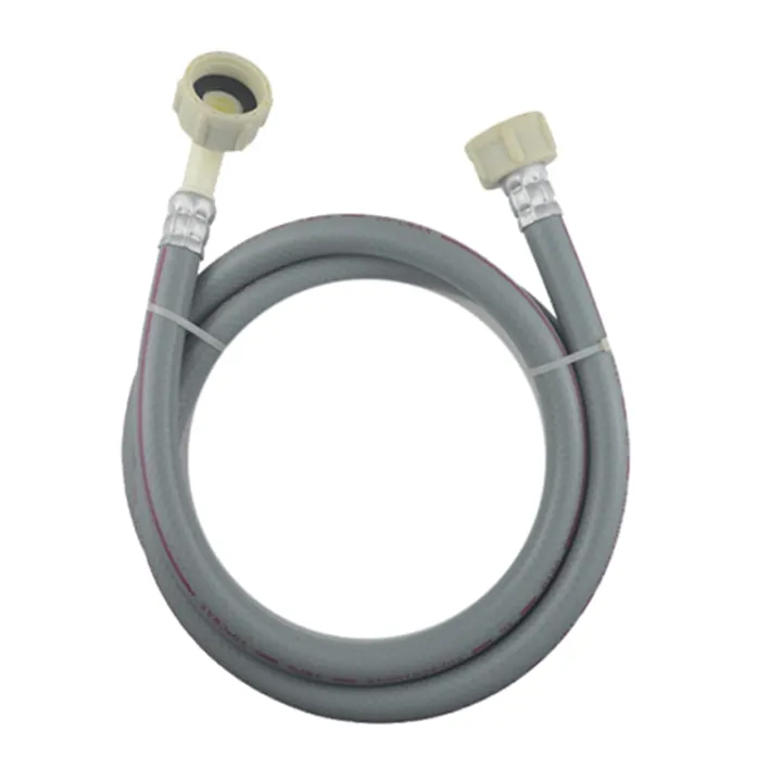3/4 Thread Washing Machine Inlet Pipe with Connectors Water Feed Fill