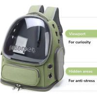 Cat Backpack Carrier for Small Dogs Tansparent Space Capsule Cat Bubble Backpack Portable Travel Carrying Bag with Air Holes