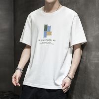 The new 2023 short sleeve T-shirt male cotton shirt in summer render unlined upper garment by close skin leisure thin section put on clothes --ntx230801✸◐