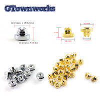 100pcs 12x7mm Wheel Rim Lip Rivets Nuts Air Valve Stem Caps Decoration Alloy Studs Screw Bolt Tires External Spare PartsJ2 D-002