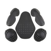 4/5Pcs Motorcycle Removable Riding Shoulder Elbow Back Protector Pad Set Built-in Motorcycle Racing Guard Motorcycle Accessories