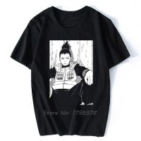 (เตรียมจัดส่ง)ผู้ชาย Tshirt Shikamaru (Manga) Naruto T เสื้อฤดูร้อนผ้าฝ้ายแขนสั้น Tees Top