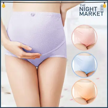 Maternity Underwear Cotton Plus Size Pregnancy Panties High Waist