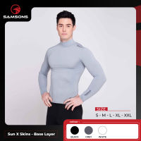 Samsons Sun X Skins - Base Layer Turtle Neck มี 3 สี (Grey, Black, White)