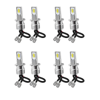 8X H3 Super Bright LED Headlight Fog Light Driving Lamp Bulb Kit 6000K White 100W