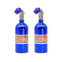 2Pcs Metal Simulated NOS Nitrogen Bottle for 1/10 RC Crawler Car Traxxas TRX4 Defender Bronco RC4WD D90 Axial SCX10 1