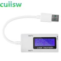 Mini Dual USB Current Voltage Tester USB Ammeter Charging Tester Monitor USB Ports Digital Display DC 4-30V 0-5A 0-150W KWS-1705