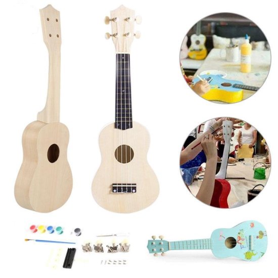 Hcmđàn ukulele soprano size 21 âm thanh hay tốt dây đàn bền bấm không bị - ảnh sản phẩm 2