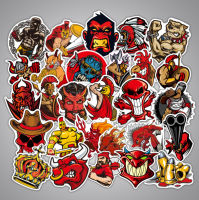 100ชิ้น สติ๊กเกอร์สายโหด reddevil คละลายกันน้ำ PVC