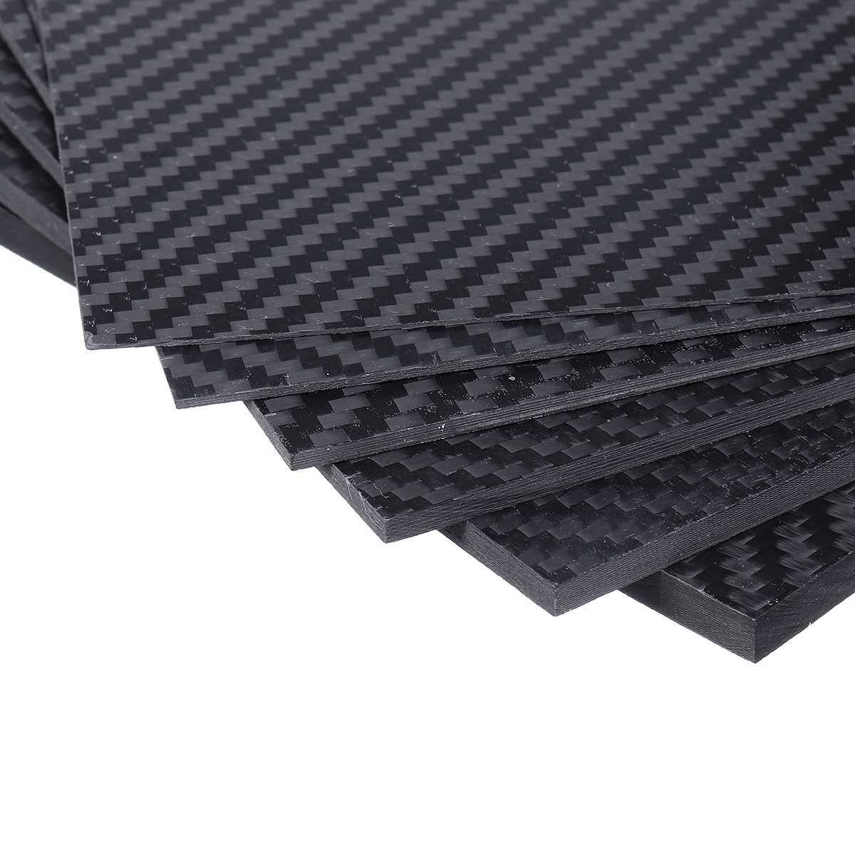 -300mmx400mm-0.5mm SOFIALXC 3K Carbon Fiber Plate Panel Sheet 100% Laminate for Machined Parts Drone Twill Matte 