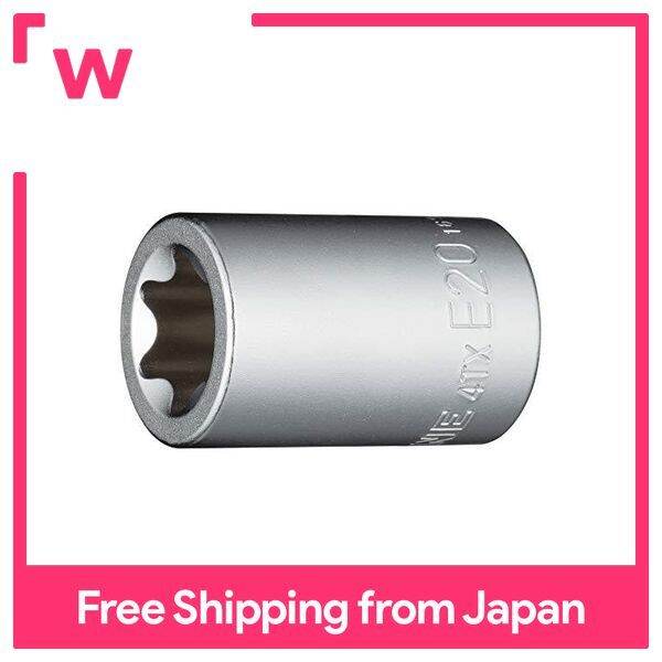 TONE EType Torx Socket 4TXE20, 12.7mm(1/2) insertion angle E20