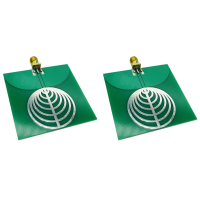 2X UWB Antenna Ultra Wideband Antenna Pulse Antenna Operating Frequency 2.4-10.5G SMA Female Connector