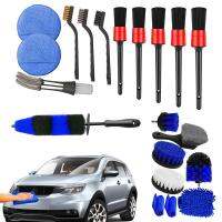 Tire Cleaning Brush 20 PCS Wheel Brush Car Detailing Kit Professional Car Wash Kit For Cleaning Dirty Tires Releases Dirt And