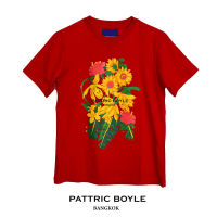 PATTRICBOYLE / HWN / SUMMER PRINT T-SHIRT เสื้อยืด พิมพ์ลาย / HWN02103RE 02