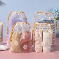 【CC】 10PCS Drawstring Shoes Organizer Transparent Makeup Toiletry