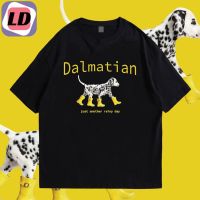 LD (พร้อมส่งเสื้อเฮีย)  เสื้อ Dalmatian ผ้าCotton 100%  มีสองสี ทั้งทรงปกติและ OVERSIZE