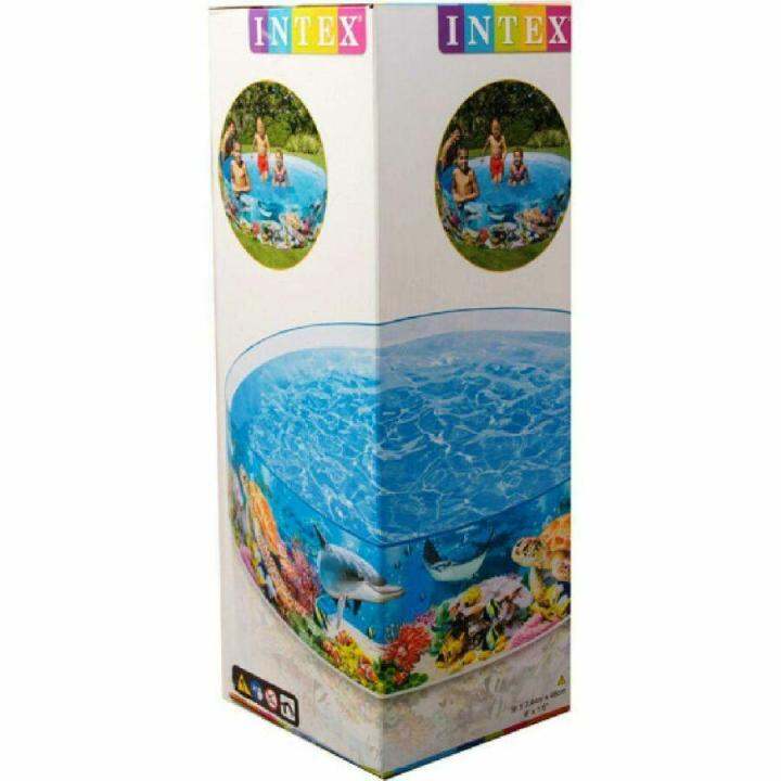 INTEX Deep Blue Sea Snapset Pool 8ft X 18in -58472NP | Lazada