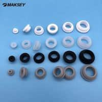 MAKSEY 10 Buah 15 16 17 18 19Mm Kabel Listrik Pelindung Grommet Anti Suhu Tinggi Lubang Mesin Cuci Silikon Karet Cincin Paking Datar