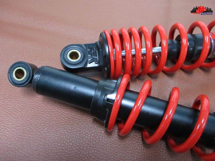 honda-dax-st50-st70-chaly-cr50-cr70-yss-rear-shock-set-pair-black-spring-red-โช๊คอัพ-โช๊คหลัง-กระบอกดำ-สปริงแดง-สินค้าคุณภาพดี