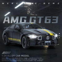 1:24 Benz AMG GT63รถสปอร์ตจำลอง D Iecast โลหะอัลลอยรุ่นรถแสงเสียงดึงกลับคอลเลกชันเด็กของเล่นของขวัญ