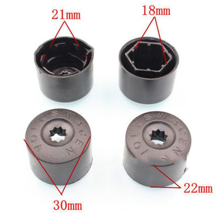 2025pcs-2118mm-ตกแต่งยางล้อ-nut-bolt-head-cover-cap-wheel-nut-auto-hub-สกรูป้องกันฝุ่น-protector