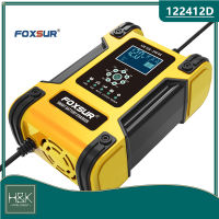 FOXSUR FBC122412D Battery Charger เครื่องชาร์จแบตเตอรี่ 12V12A / 24V 6A รถยนต์ รถมอเตอร์ไซค์ ( FBC122412D )