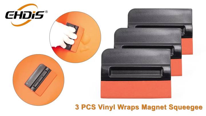 5 PCS Suede Felt Squeegee Vinyl Wrap Squeegee Scratch Free Car Film Tinting  Tool
