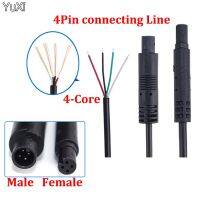 YUXI 1PCS 4PIN Female/Male Car Camera Extension Cable Rear View Video Camera Signal Connection Dash Cam Power Cable Wires  Leads Adapters