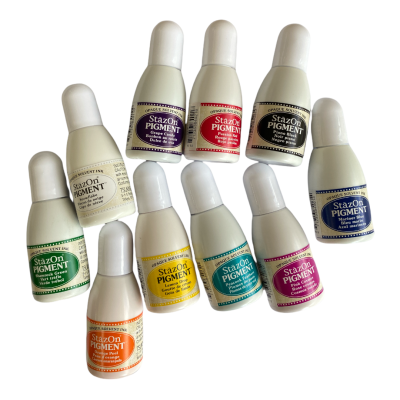 น้ำหมึกกันน้ำ Stazon Pigment ink Refill - 15 ml.