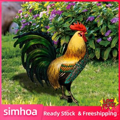 Simhoa รูปปั้นไก่ในสวนกันน้ำสำหรับสนามกลางแจ้งในฟาร์ม